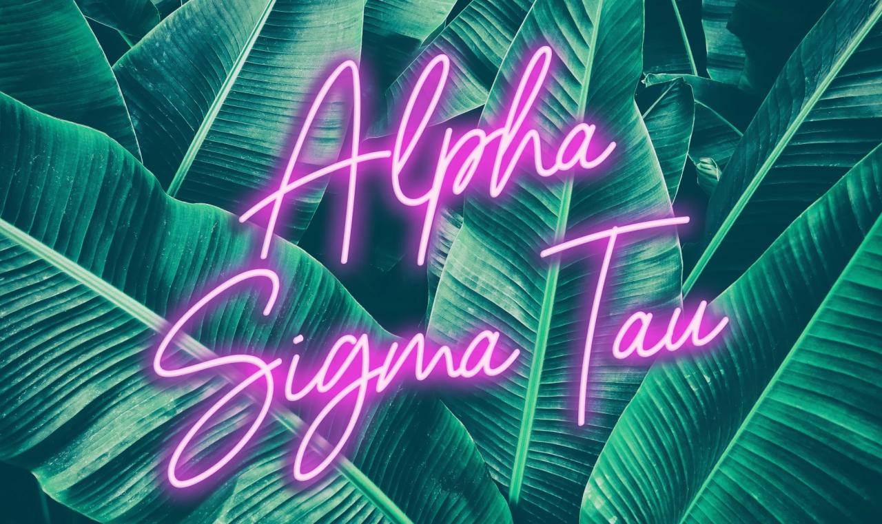 Alpha sigma tau hand sign