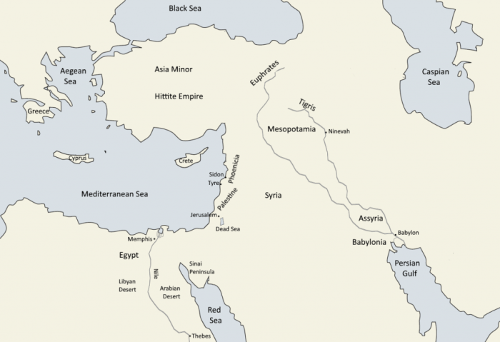 Ancient near east map quiz