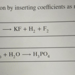 Balance inserting following equations coefficients needed solved answer problem been has