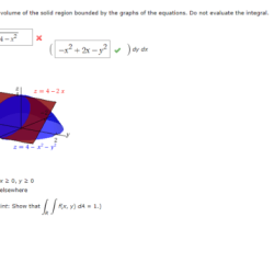 Evaluate integral region cylinder where planes lies inside cylindrical use chegg help x2 y2 between coordinates plane enclosed xy paraboloid